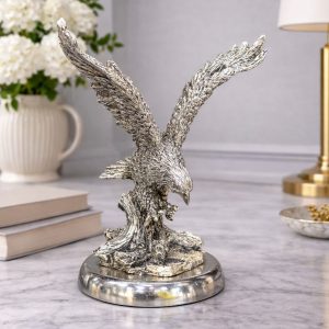 Kaplama Küçük Kartal Biblo Gümüş renk